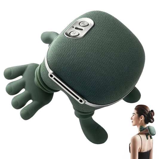 Isıtmalı El Şekilli Taşınabilir Şarjlı Masaj Aleti