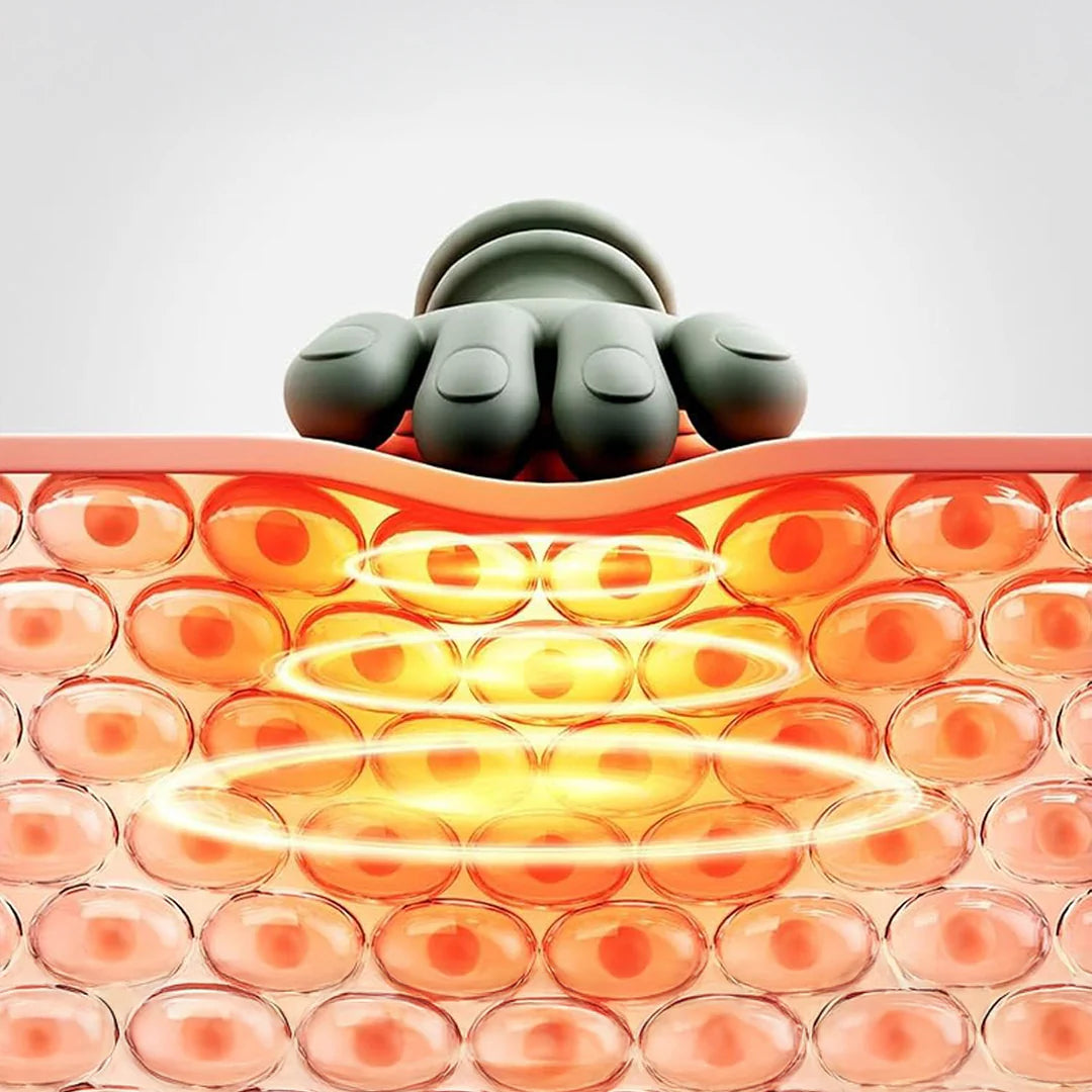 Isıtmalı El Şekilli Taşınabilir Şarjlı Masaj Aleti